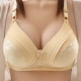 thumbnail image 2 of Gyexs Women's Push Up Wireless Bra Support Comfort No Underwire Bralette Everyday Wear Jelly Bras for Women, Beige, Size 42, 2 of 3