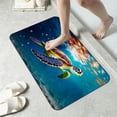 thumbnail image 3 of SPXUBZ Sea Turtle Underwater Scene Non Slip Kitchen Mats Bathroom Rugs Floor Mats for Floor 31.5x20 inch, 3 of 5