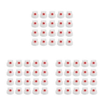 FRCOLOR 60 PCS  Mini White Spray Can Nozzle Replacements Plastic Spray Paint Caps for Graffiti Fat Cap Spray Nozzles for Aerosol Cans