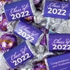 3 lbs Purple Graduation Candy Class of 2023 (Approximately 180 Pcs) - Party Favors