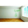 Design With Vinyl Artwork Hanging Bird Cage Pretty Design Parrot Song Birds Pet Store Pets Wall Decal for Family - Themed Decal - Size: 18 In x 31 In