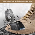 thumbnail image 2 of Safety Shoes Mens Womens Steel Toe Cap Work Shoes Lightweight Breathable Safety Trainer Utility Footwear Construction, 2 of 7