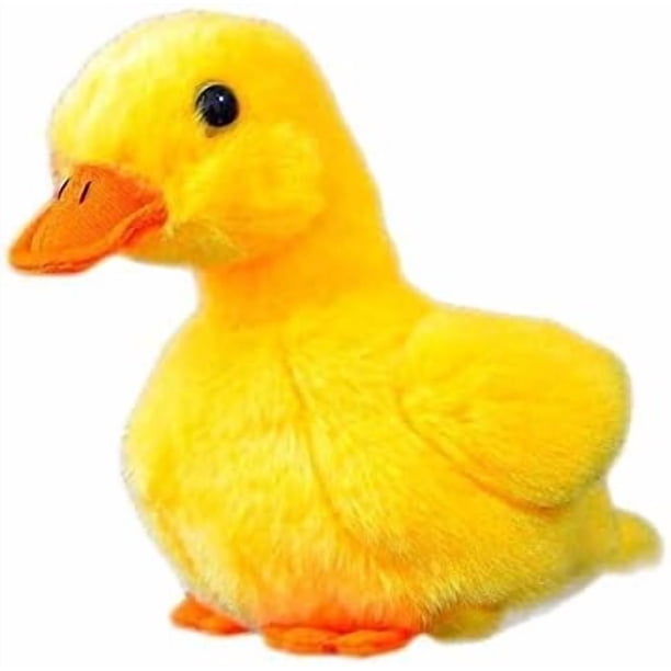 TAMMYFLYFLY Small Pastel Yellow Duckling Plush Stuffed Duck Bird Animal Easter Farm Critters