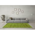 thumbnail image 3 of Ahgly Company Indoor Square Abstract Green Modern Area Rugs, 7' Square, 3 of 4