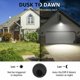 thumbnail image 2 of Focos exteriores ultradelgados, luz LED con sensor de movimiento de ahorro de energía con carcasa de aluminio fundido a presión, soporte de metal ajustable para jardines y patios, clasificación de, 2 of 5