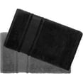 thumbnail image 2 of Fingertip Towels 8 Pack, 100% Turkish Cotton, Small Hand Towels for Body and Face, 12 x 18 in, Soft and Absorbent, Quick Dry, (Black-Dark Grey Fingertip Hand Towels), 2 of 6