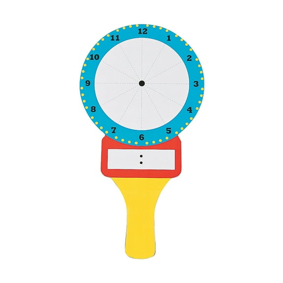 Dry Erase Clock Kit - Educational - 12 Pieces