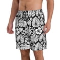 thumbnail image 2 of Naloa Tropical Leaves Men's Beach Shorts, Surfing shorts, Swim trunks, Quick Dry Swim Trunks for Surfing Beach Fun - Medium, 2 of 9