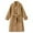 Beige, variant on Women Winter Coats Wool Blend Coats Camel Mid-Long Single-Breasted Lapel Jacket Plus Size Casual Trench Coat Outerwear
