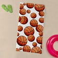 thumbnail image 3 of CafePress - Basketball - Large Beach Towel, Soft 30"x60" Towel with Unique Design, 3 of 3
