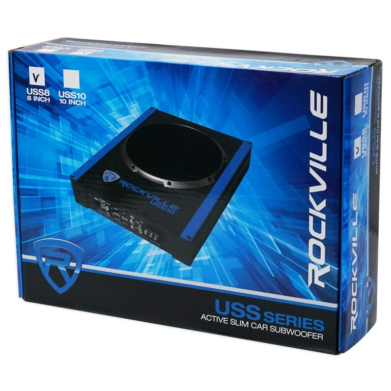 400 Watt Ss8p Rockville Rockville SS8P 400 Watt Slim Under-Seat