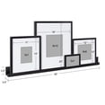 thumbnail image 6 of Kate and Laurel Gallery Transitional Frame and Shelf Set, Set of 5, White, Sophisticated Wooden Picture Frames With Multiple Sizes Included, 6 of 10