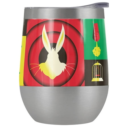 

WB 100: Official Looney Tunes Icons 12 oz Stemless Tumbler Stainless Steel Travel Cup|Lake Tumbler|Insulated with Leak Resistant Slide-Lock Lid