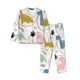 thumbnail image 1 of Balery Cute Dinosaurs Conjunto de Pijama con Estampado para Mujer, Conjunto de Dos Piezas con Manga Larga, Ropa de Dormir Suave con Bolsillos, Pijamas Cómodos-Medium, 1 of 7