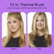 Conair Double Ceramic Curling Thermal Brush, 1 ¼”, LED Indicator, Rose Gold, 1 Count