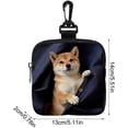 thumbnail image 5 of Dog Treat Training Pouch,Cute Puppy Pattern Snack Dispenser & Treat Bag for Small, Medium & Large Breeds, Perfect for Travel, Hiking, Picnic, Walking, Jogging & Outdoor(RL Shiba Inu style 1 PC), 5 of 5