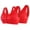 13-Red, variant on YWDJ Push up Bras for Women Plus Size Wide Back Wide Strap 2 Pack Front Close Sleep Bras No Wires Comfy Bras Full Coverage Wrap Lounge Bras Padded Plus Size Lace Comfort Bras Solid Bras Beige 3XL