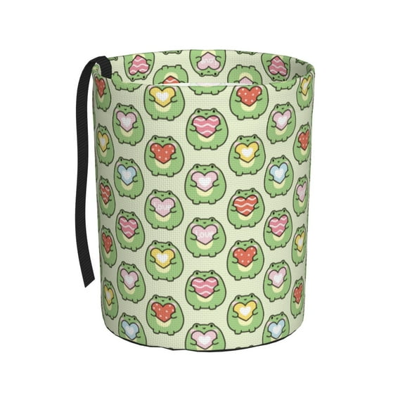 Easygdp Cute Chubby Frog Car Trash Can Garbage Car Accessories Trash Can Car Waste Bin for for Driver and Passenger Any Vehicle