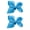 Blue, variant on Toddlers' Girls' Smooth Grosgrain Ribbon Bow Alligator Clip, White