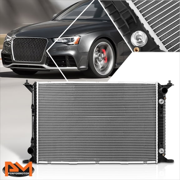 PM PERFORMOTOR Aluminum Core Factory Style Replacement Radiator for 08-15 Audi RS5 S5 DPI-13174