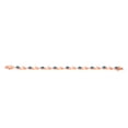 thumbnail image 2 of Gem Stone King 18K Rose Gold Plated Silver Bracelet for Women Persian Blue Moissanite Diamond (4.18 Cttw), 2 of 5