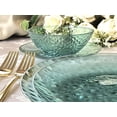 thumbnail image 5 of " OCCASIONS " 200 Pcs set (25 Guests)-Wedding Disposable Plastic Plates & cutlery - 25 x 10.25'' + 25 x 7.5'' +paper napkins, Gold rim cups & Silverware (Coastal Clear Blue), 5 of 9