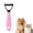 Pink-M, variant on NCQ Pet Pro Grooming Tool, Dematting Comb for Dogs and Cats, Undercoat Rake Pet Brush for Long Hair, Deshedding Dog Brush Removes Tangles Knots and Loose Fur (Blue-L)