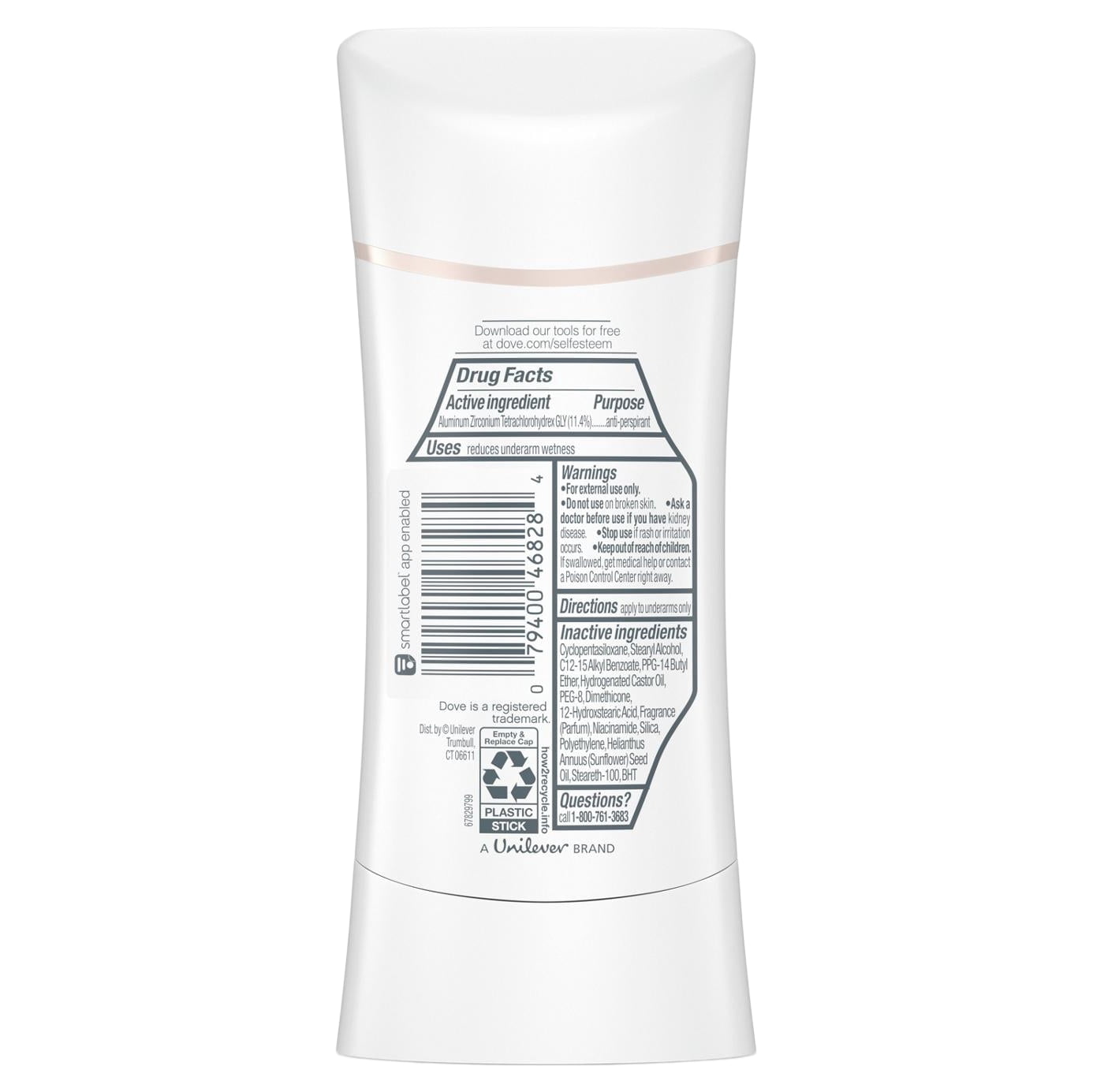 Dove Even Tone Antiperspirant Deodorant - Apple Blossom & Mango Butter - 2.6 oz (Pack of 2)