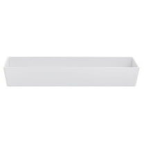 HUBERT® Melamine 1/2 Size Long Pan - 19 3/8" L x 5 4/5" W x 3" H