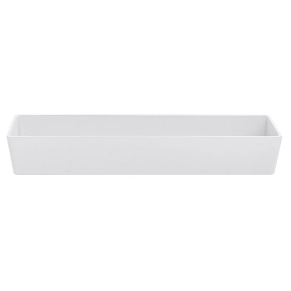 HUBERT® Melamine 1/2 Size Long Pan - 19 3/8" L x 5 4/5" W x 3" H