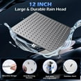 thumbnail image 6 of Shower Head Combo,12 Inch High Pressure Rain Shower Head with 11 Inch Adjustable Extension Arm and 5 Settings Handheld Shower Head Combo,Powerful Shower Spray Against Low Pressure Water with Long Hose, 6 of 7