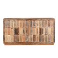 thumbnail image 2 of Taran Designs Milton 4-door Solid Wood Sideboard in Multicolor Brown, 2 of 8