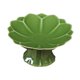 thumbnail image 3 of Plato de cerámica con base en forma de loto, elegante soporte para frutas y verduras, frutero verde, 3 of 9