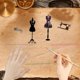 thumbnail image 4 of 2 hojas de sellos de goma transparentes para hilos de coser, sellos de silicona transparentes vintage para ropa, sellos retro, 4 of 9