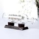 thumbnail image 3 of Sailboat Drifting Bottle With Wooden Base 3d Decorative Glass Ornament Ship In Wine Bottle 24*10.2cm New TA, 3 of 3