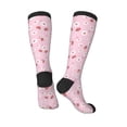 thumbnail image 4 of Balery Hand Drawn Strawberry Printed Novelty Socks Men's Women's Crew Socks Sports Socks Knee High Socks Cotton Socks Quirky and Cool Socks, 4 of 9