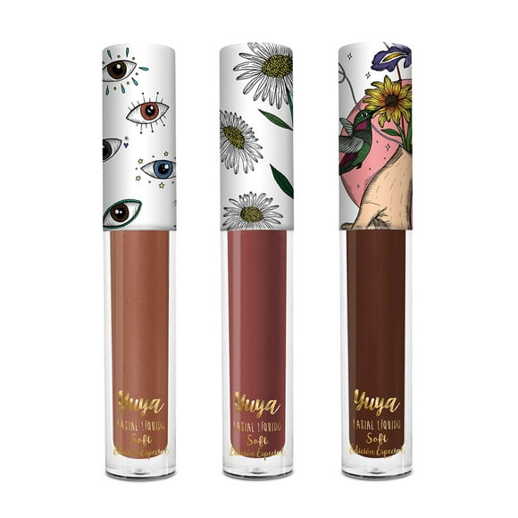 Yuya - Set 3 labiales Soft (Míranos, Margarita, Floreces)