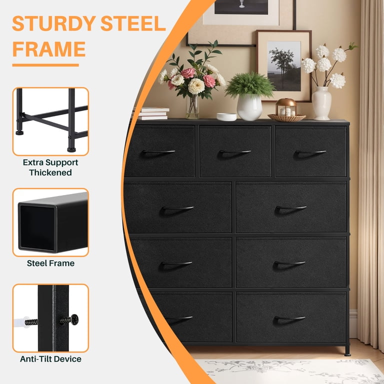 extra long 9 drawer dresser Livingston 9-Drawer Dresser (60")