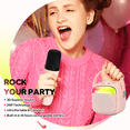 thumbnail image 4 of VIVISTAR Unisex Karaoke Machine for Kids with Two Wireless Microphones, 4 of 9