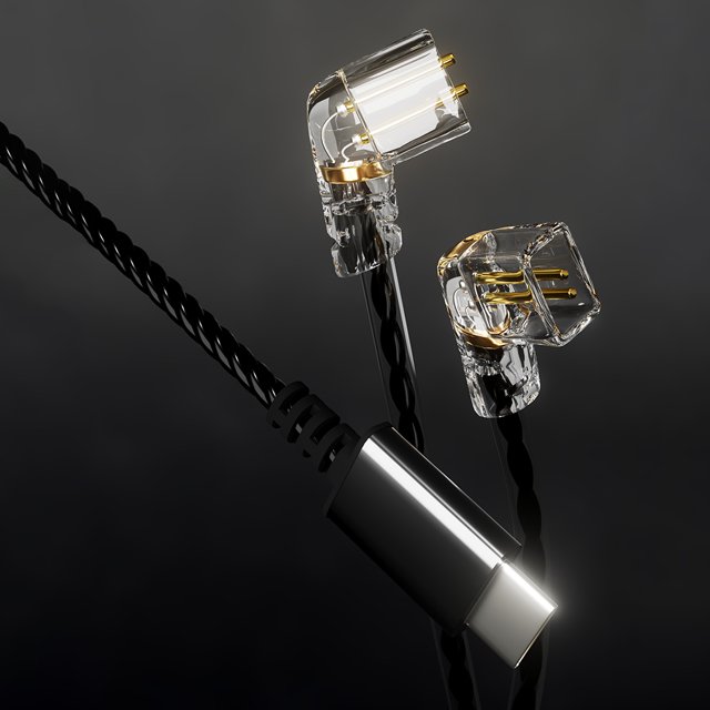 Cable trenzado TYPE-C Cable para auriculares Cable para auriculares para CCA/KZ/TRN/QDC/DUNU/SIMGOT