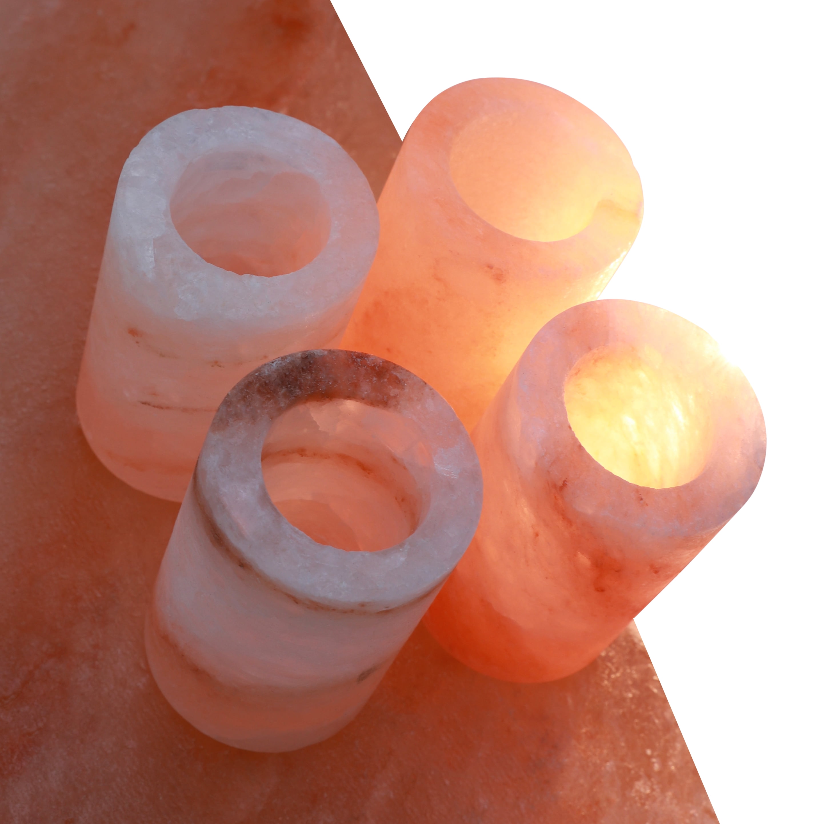 Deluxe Comfort Himalayan Rock Salt Natural Crystal Shot Glass, 3.2" Tall, 1.2 Oz – Handcrafted Naturally-Formed Salt Crystal Tequila Shooter – Home or Bar – Tequila Lover's Rejoice – Natural Orange Hue