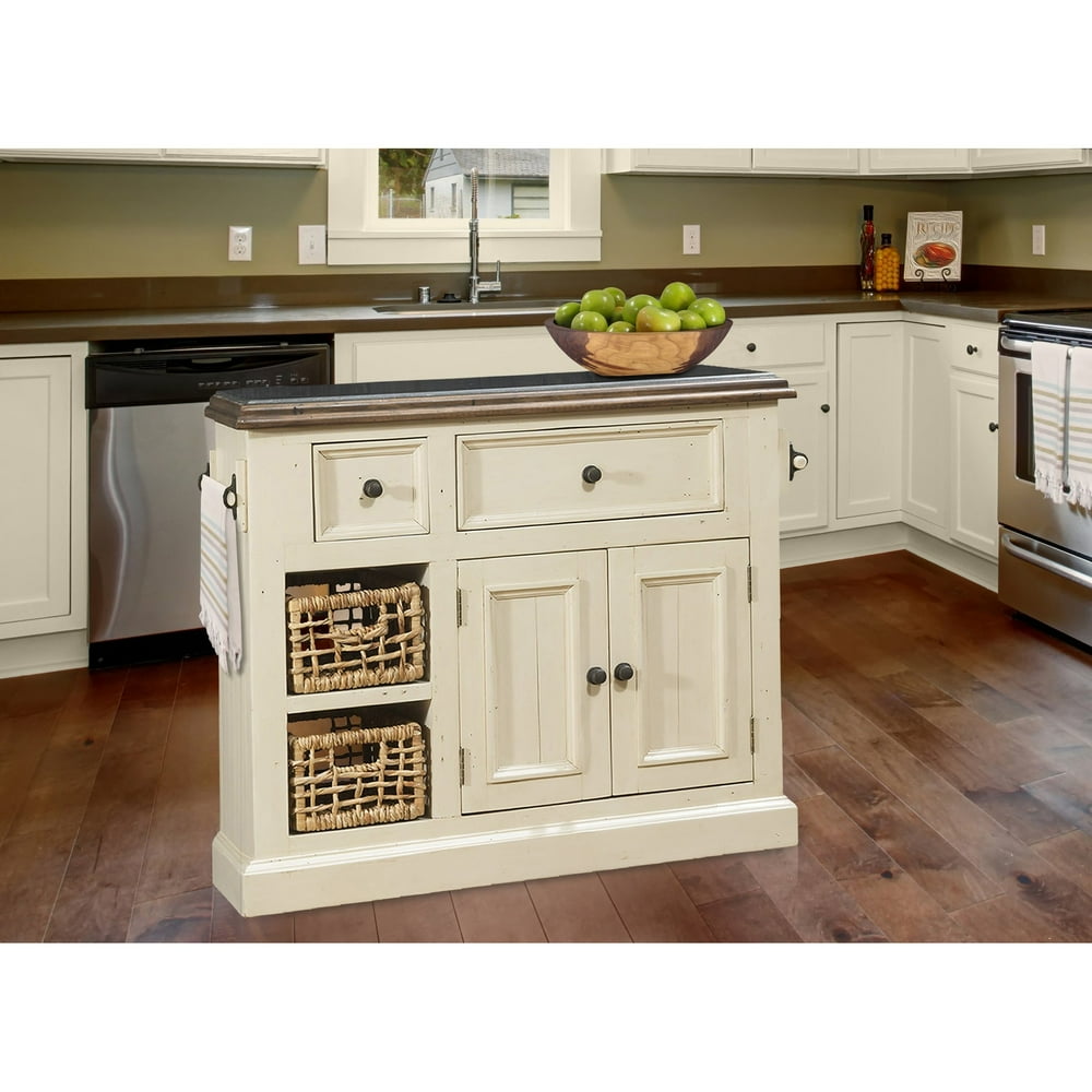 Hillsdale Furniture Tuscan Retreat ® Wood Medium Granite Top Kitchen