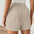 thumbnail image 4 of Ashirexll Women's Shorts, Summer Shorts for Women, Casual Vintage Pants Color Pocket Shorts, 4 of 7