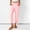 🔥 Pink, variant on Sentmoon Casual Pants for Women Solid Color Elastic Waist Petite Linen Pants for Women Oversized Relaxed Fit Beach Vacation Clothes for Women with Pocket for Summer and Hot Weather