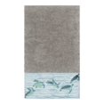 thumbnail image 3 of Authentic Hotel and Spa  Turkish Cotton Turtles Embroidered Dark Grey 4-piece Towel Set, 3 of 5