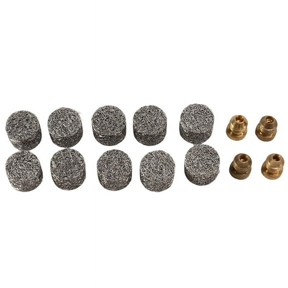 4 Pieces Foam Cannon Orifice Nozzle Tips and 10 Maker, Universal 1.1 mm Thread Mesh Filter