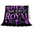 thumbnail image 2 of Glamorous Royal Crown Jeweled Heart, Dramatic Artistic Scene, Warm Flannel Blanket for Living Room and Bedroom, Art Lovers Valentine's Day Gift, Artistic Home Decor, 2 of 9