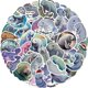 thumbnail image 2 of Pegatinas de vinilo de acuarela con forma de animal marino, 100 unidades, 2 of 2