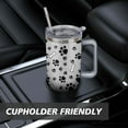 thumbnail image 7 of Gift for Dog Lovers Cute Dog Tumbler for Women - 40oz Dog Tumblers with Handle Straw and Lid Tumbler Cup Travel Coffee Mug, 7 of 7