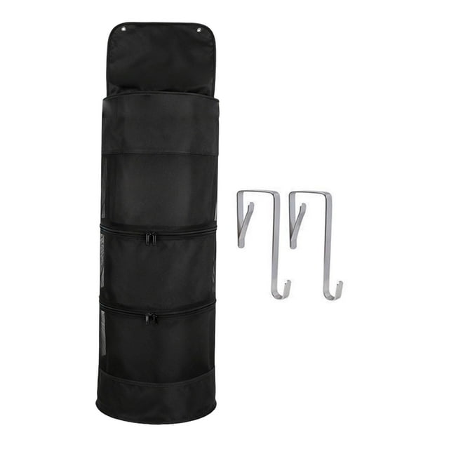 Organizador de equipo deportivo para guardar pelotas colgantes en la puerta, equipo deportivo para garaje Gris oscuro